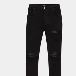 Amiri Men's MX1 Destroyed Skinny Jeans